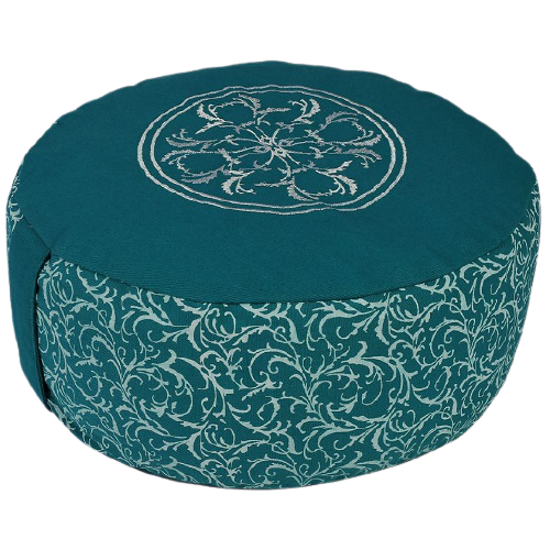 Top embroidery zafu cushion