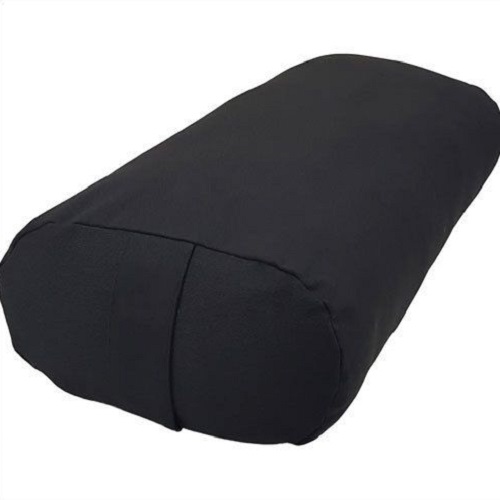 Black color meditation oval bolster