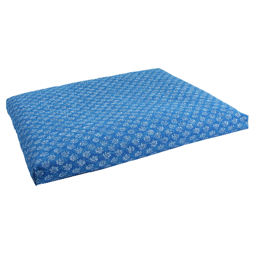 Zabuton Mat (Navy Block Printed)