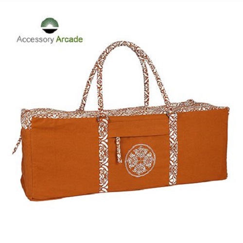 Yoga Kit Bag with Screen Printed & Embroidered