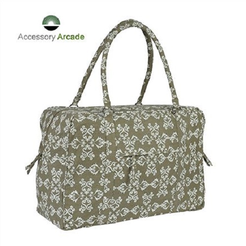 Yoga Kit Bag-Small (Warm Grey) Printed & Stone Washed