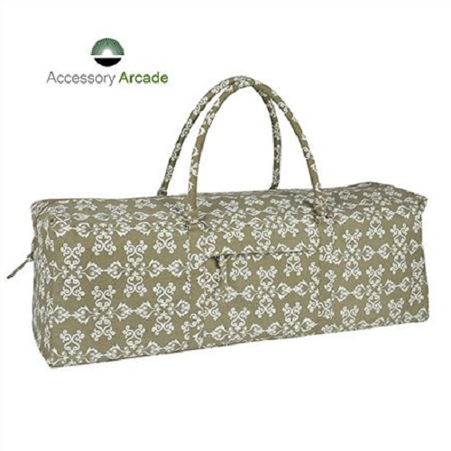 Yoga Kit Bag (Warm Grey) Printed & Stone Washed