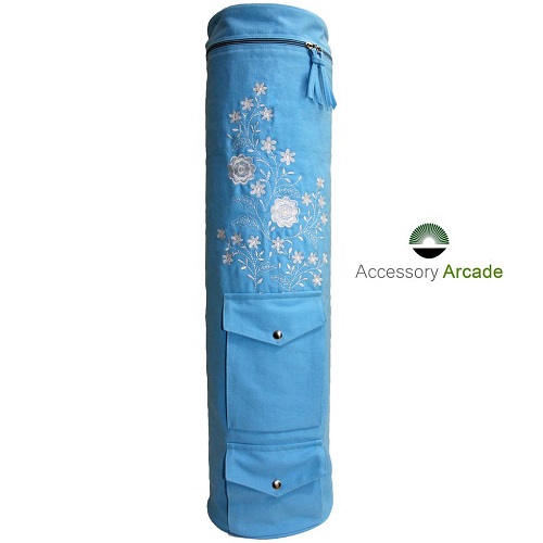 Wild-life Embroidery- Sky Blue