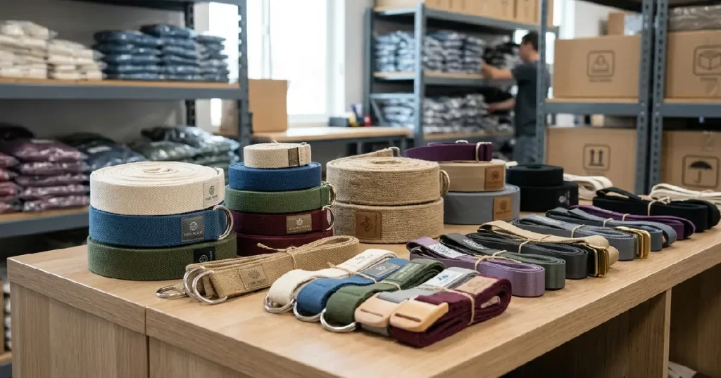 Yoga Straps & Belts Wholesale: Sizes, Materials & Custom Branding